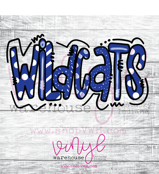 Wildcats - Heat Transfer Print