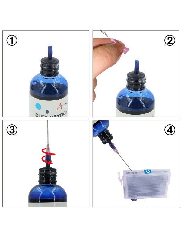 A-SUB 4x120ML Sublimation Ink for Epson Inkjet Printer