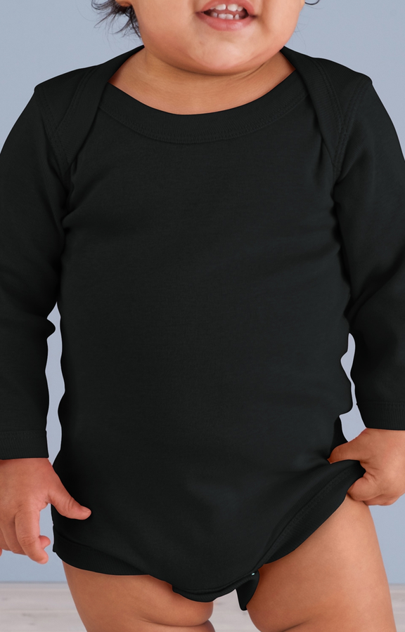 Long Sleeve Onesie - Black