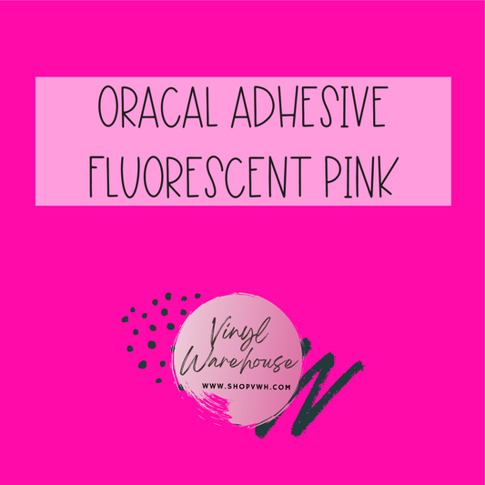 Oracal Adhesive Vinyl - Fluorescent Pink