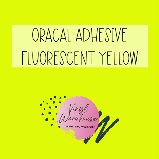 Oracal Adhesive Vinyl - Fluorescent Yellow