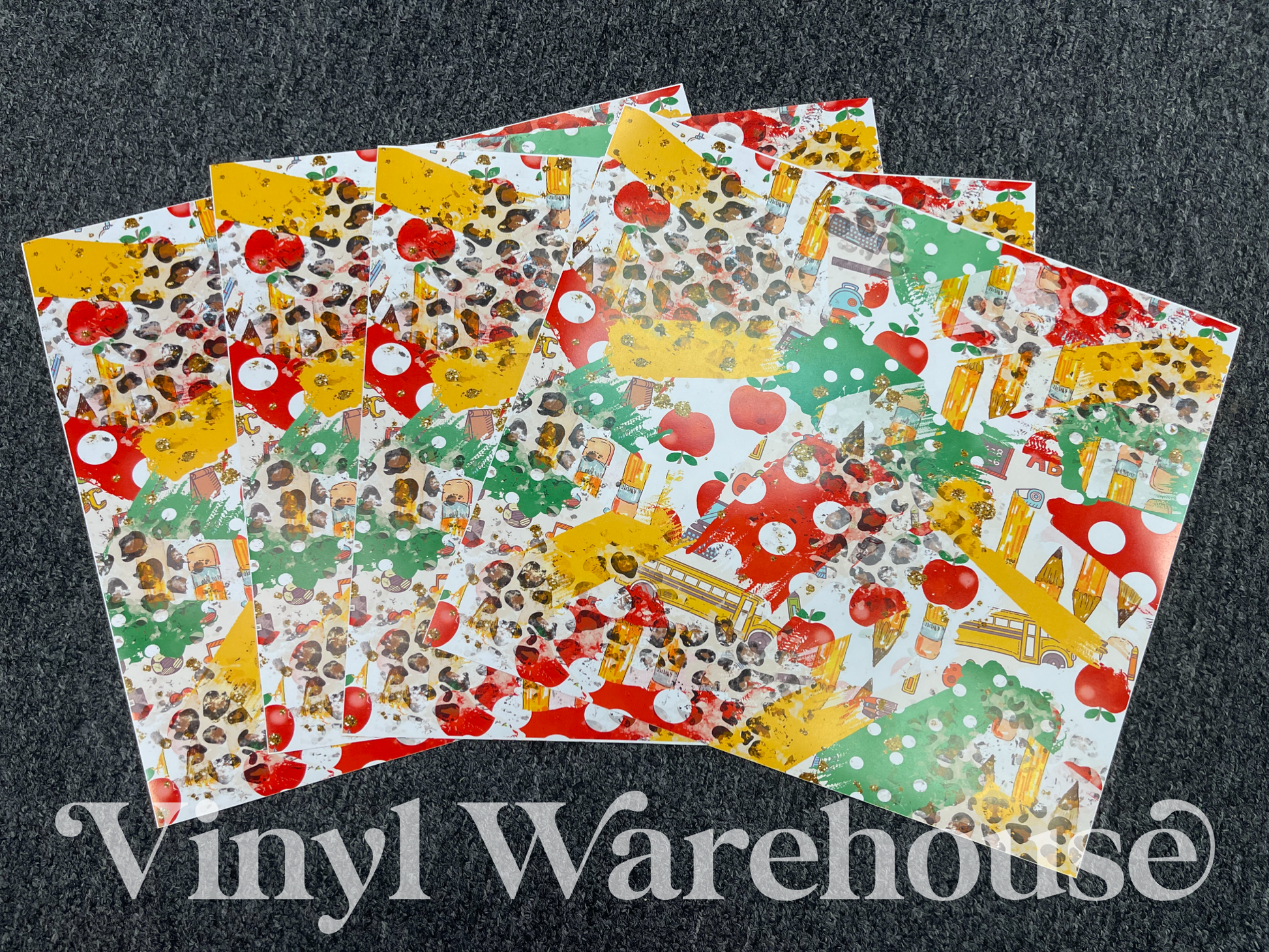 Autumn Patterned HTV, HTV Print Vinyl