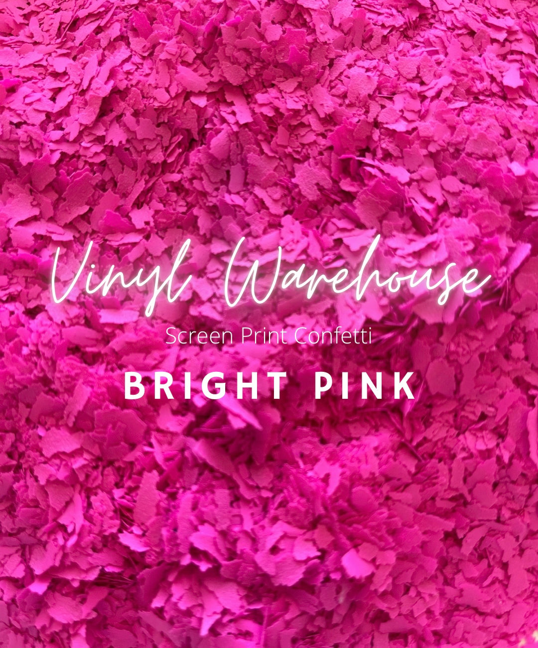 Screen Print Confetti - Bright Pink