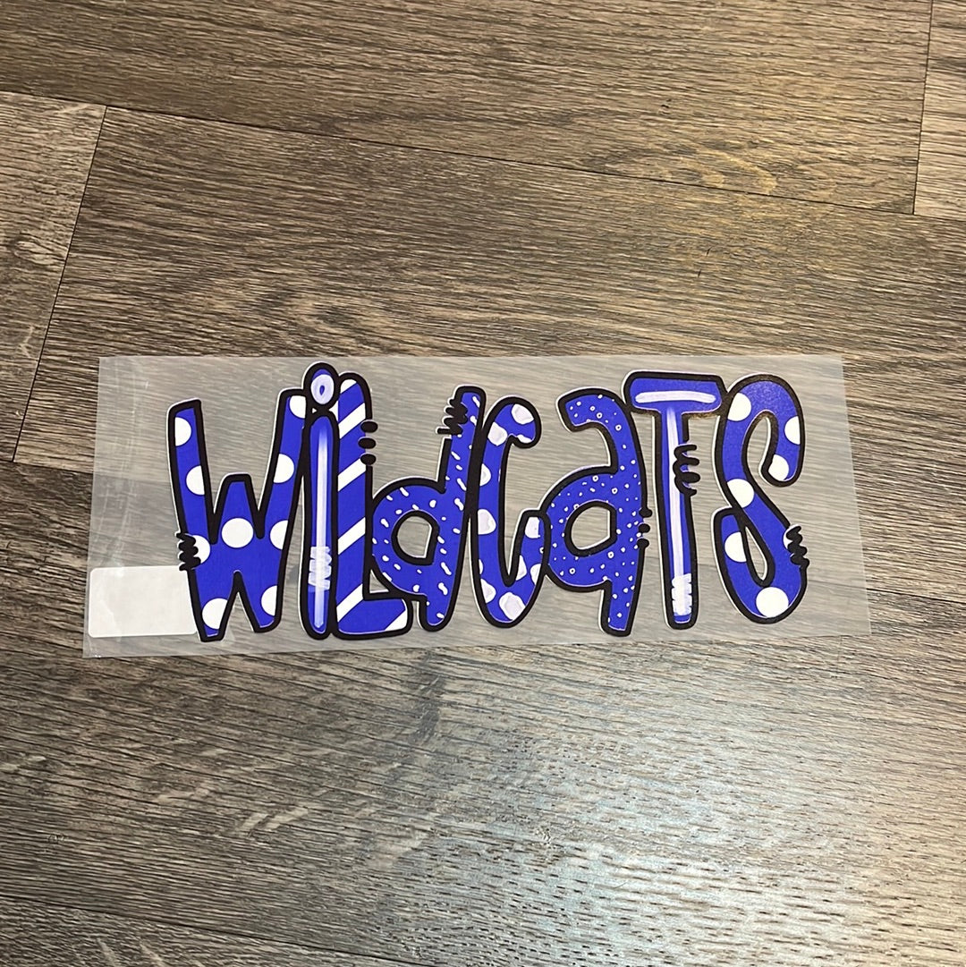Wildcats - Heat Transfer Print