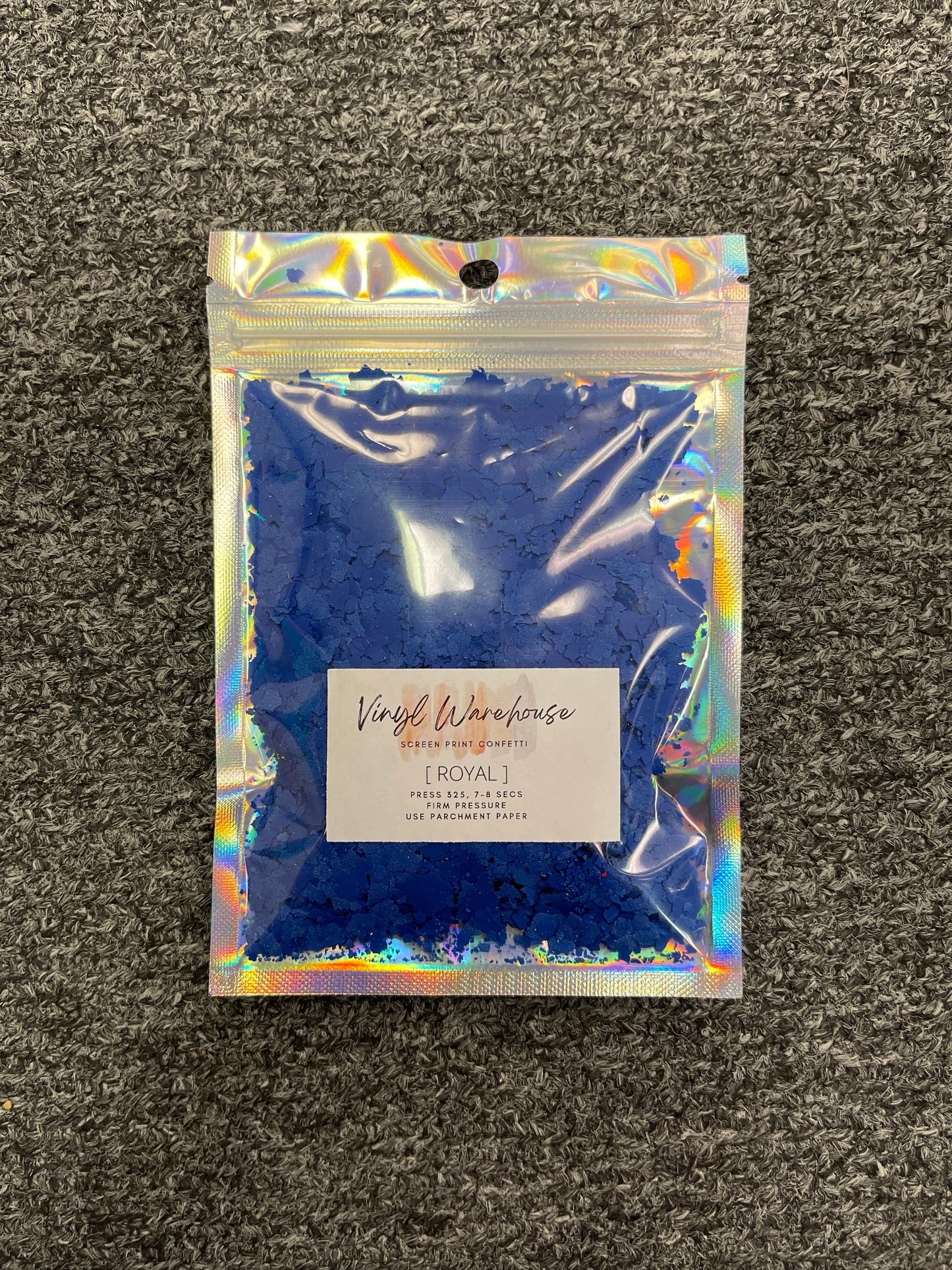 Screen Print Confetti - Royal Blue