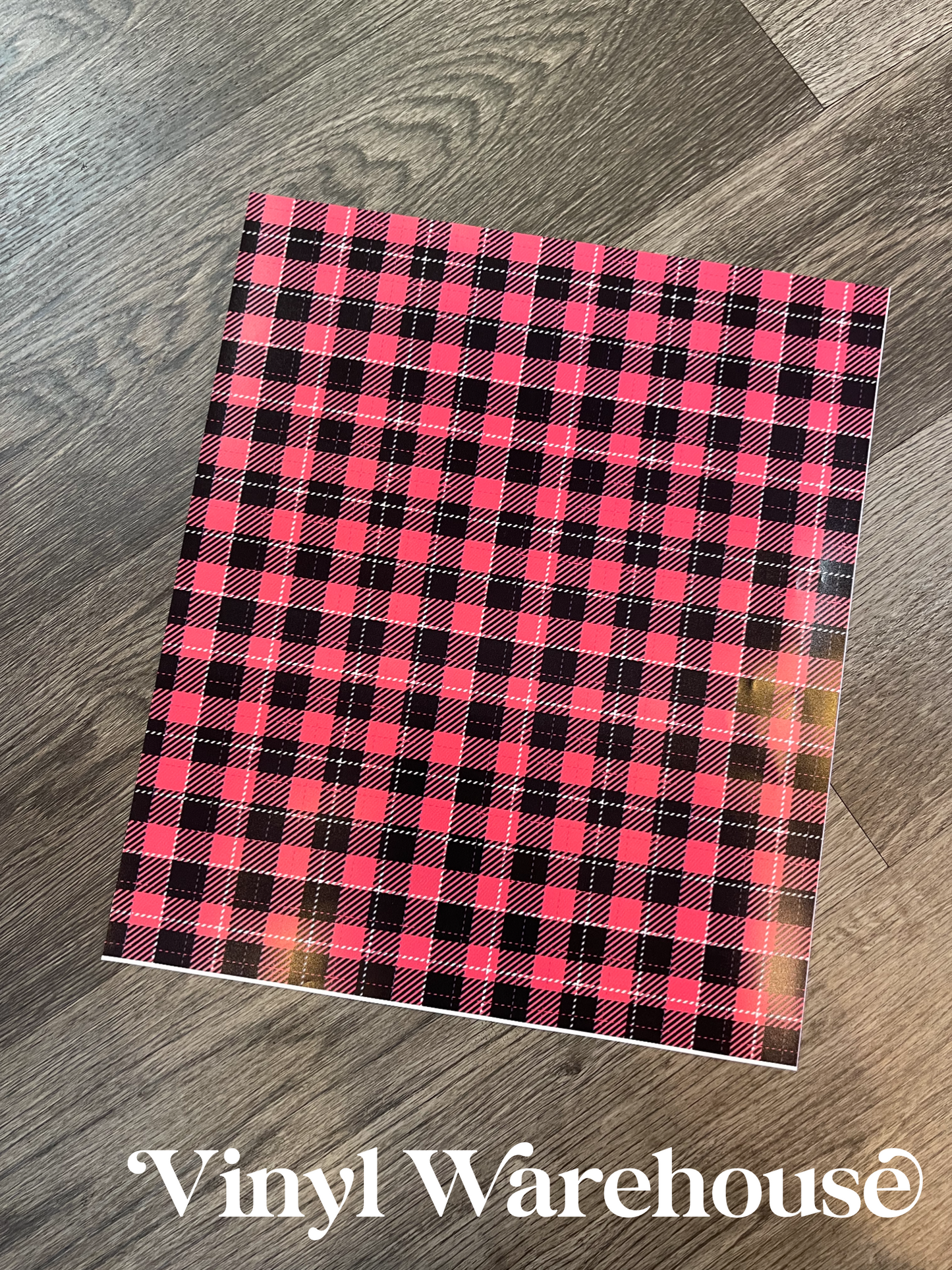 Breast Cancer Plaid - Printed HTV