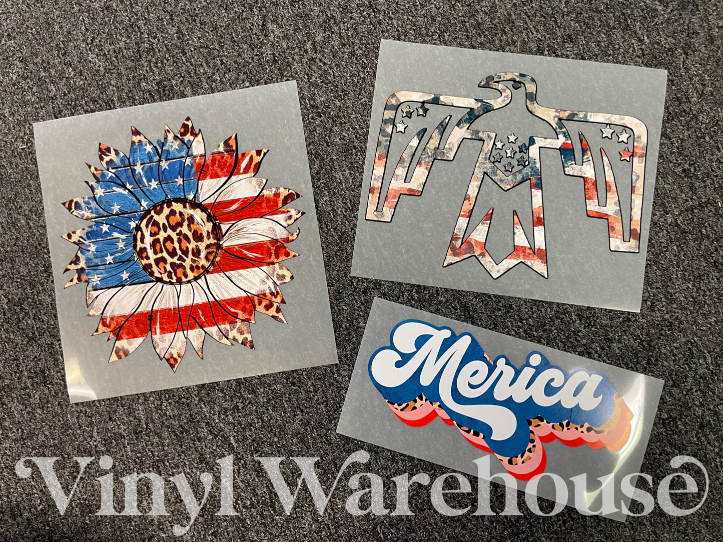 Patriotic Thunderbird - Heat Transfer Print
