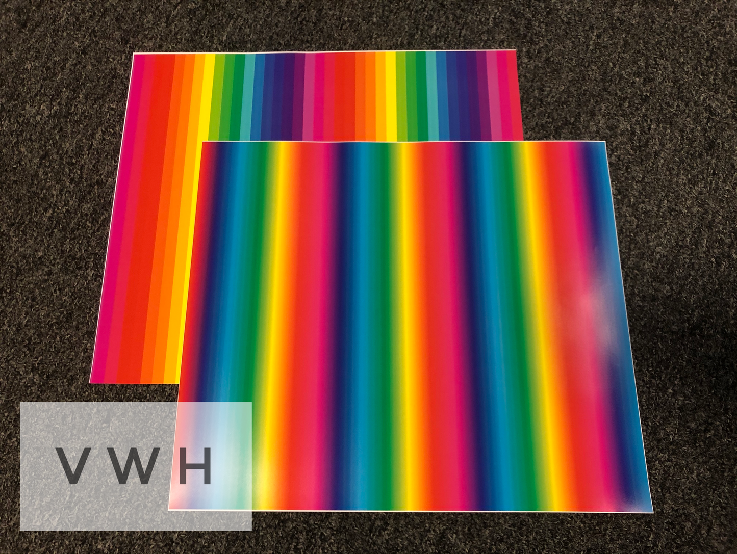 Rainbow Stripes - Printed HTV