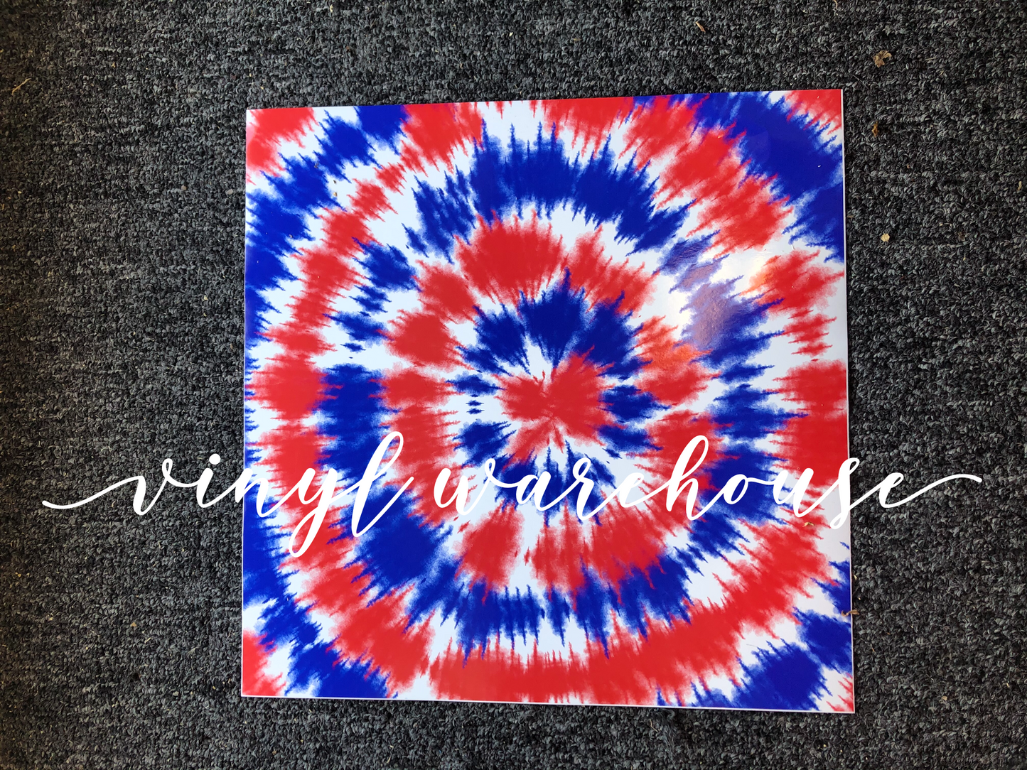 Patriotic Tie Dye - Printed Adhesive