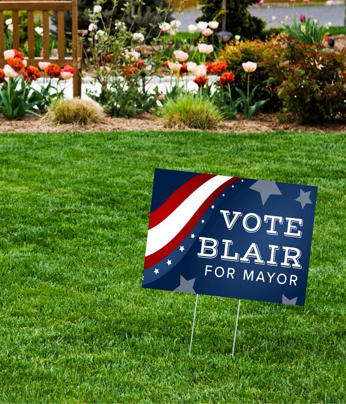 White Yard Sign - 18"x24" (LOCAL PICK UP ONLY!)