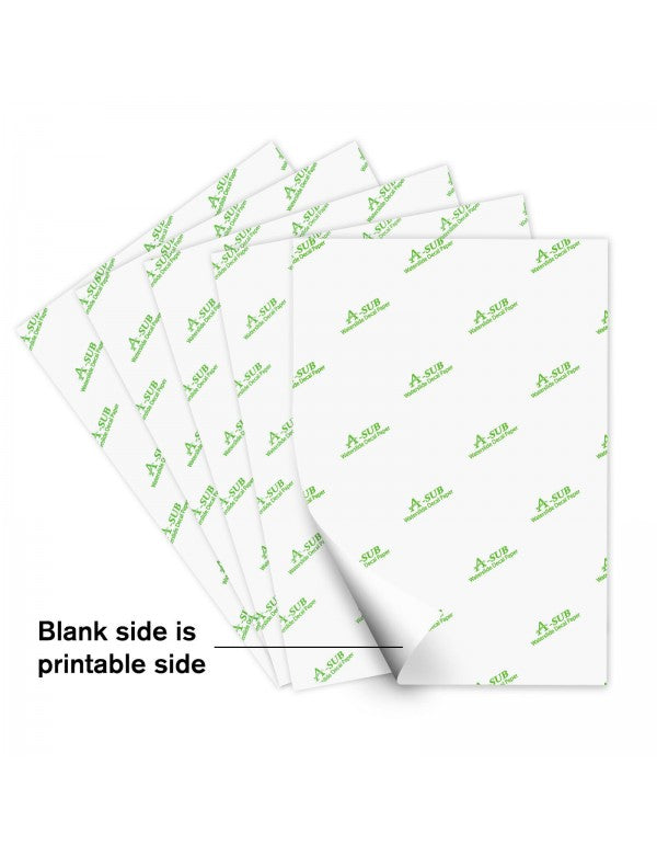 A-SUB Clear Waterslide Decal Paper for Inkjet Printer