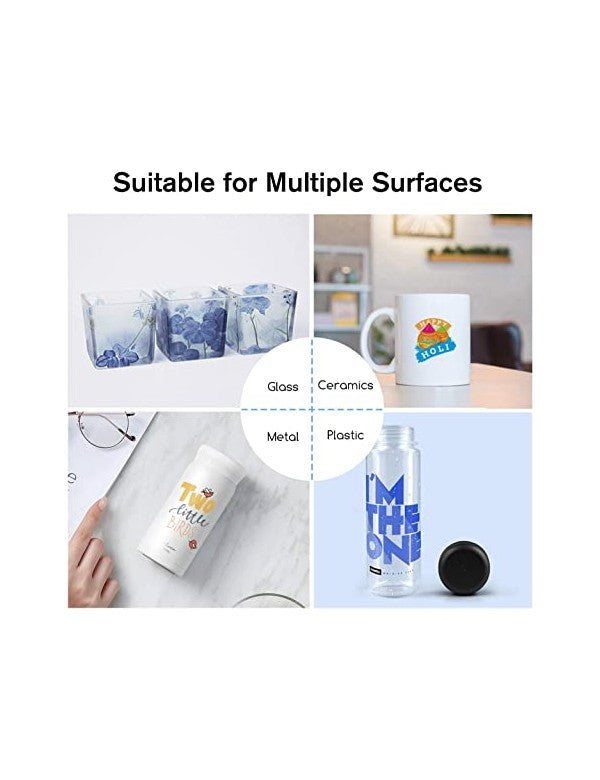 A-SUB Clear Waterslide Decal Paper for Inkjet Printer