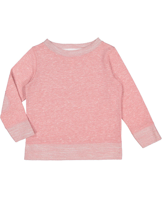 Toddler Pullover with Elbow Patches - Mauve