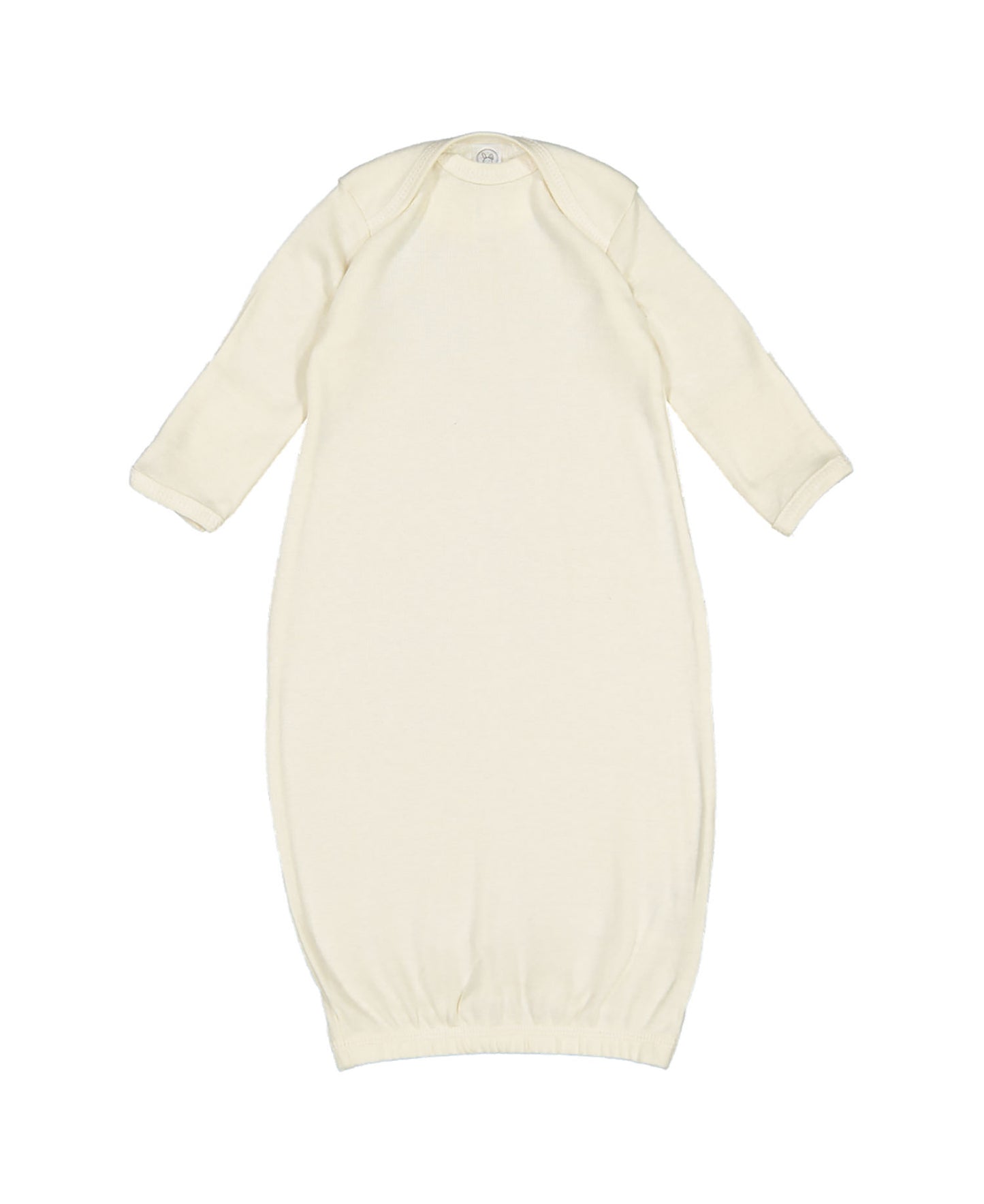 Rabbit Skins Infant Baby Rib Layette Gown