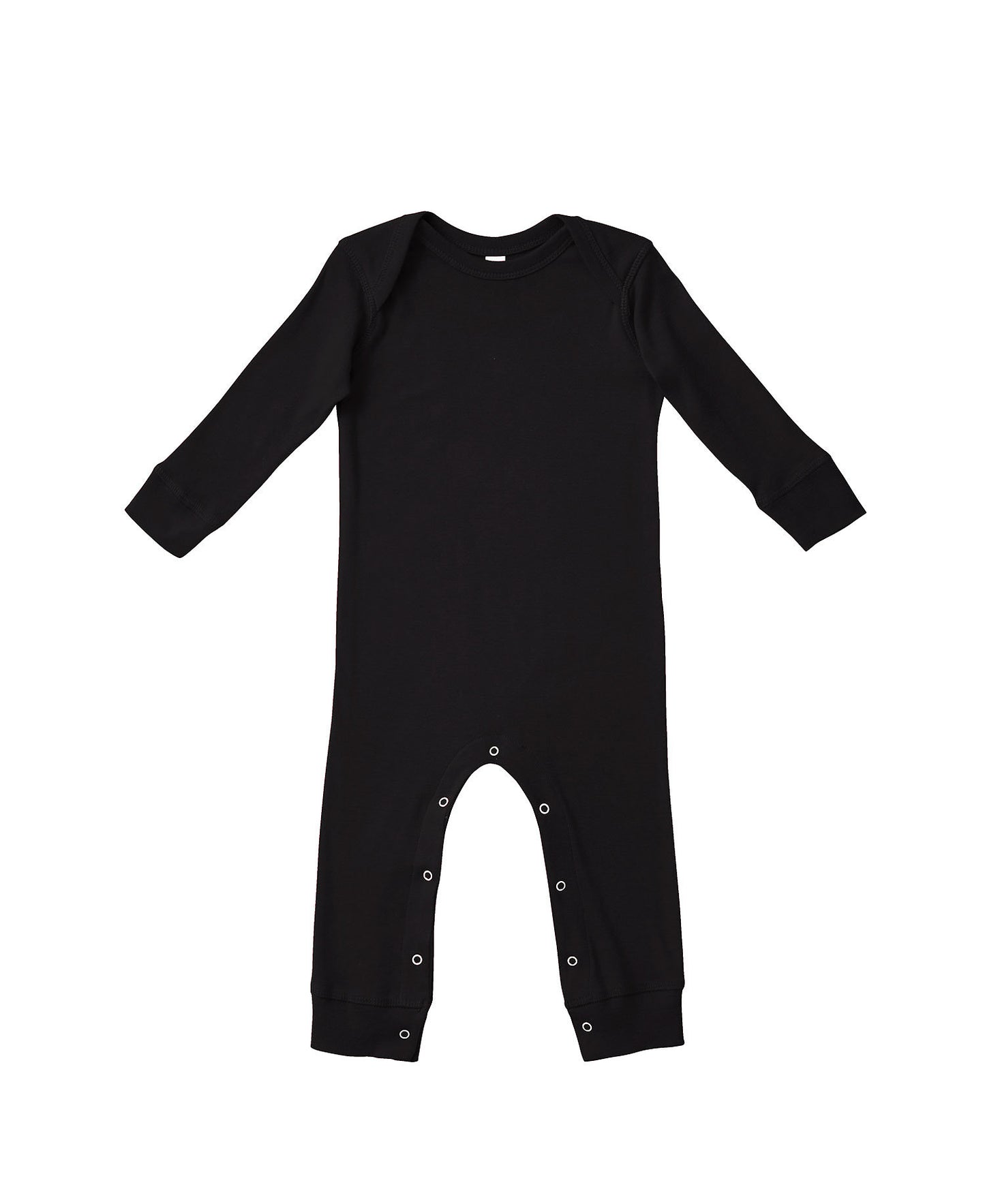 Rabbit Skins Long Sleeve Romper - Black