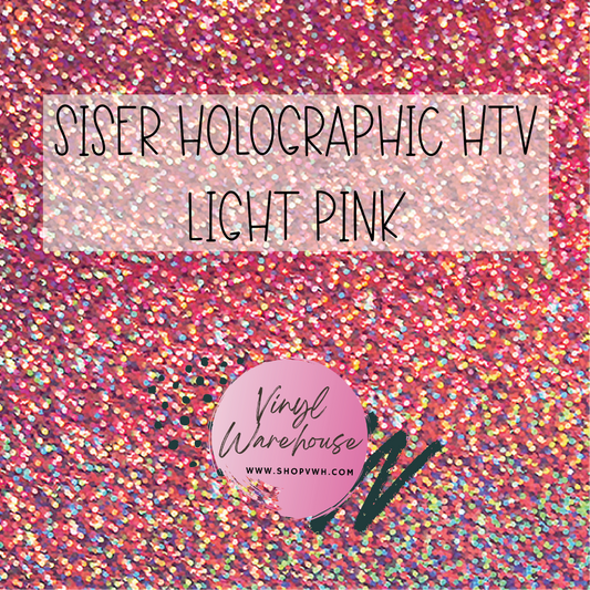 Siser Holographic HTV - Light Pink