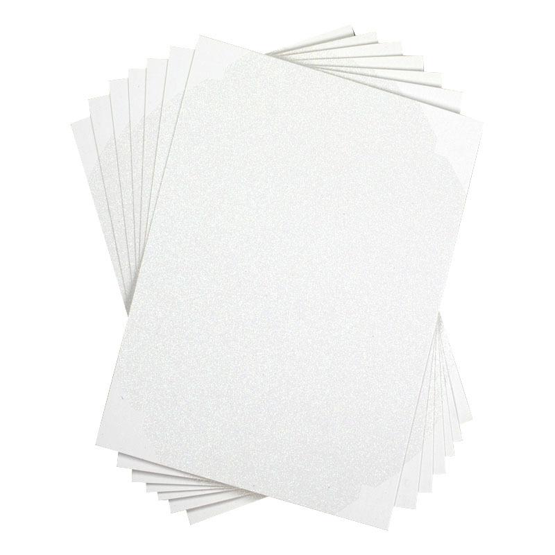 Silhouette Sticker Sheets - White Glitter