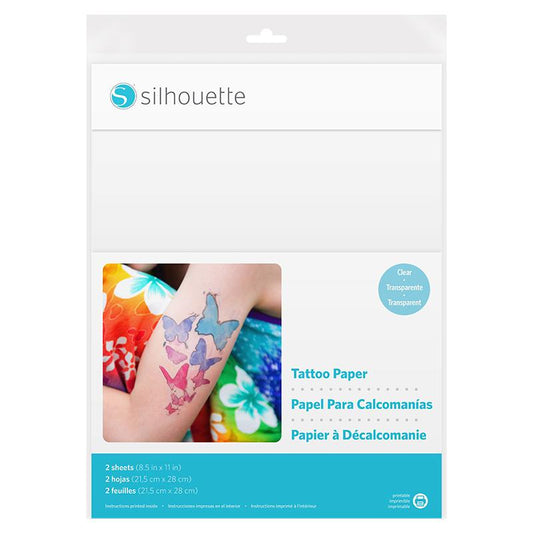 Silhouette Printable Temporary Sticker Paper - Tattoo