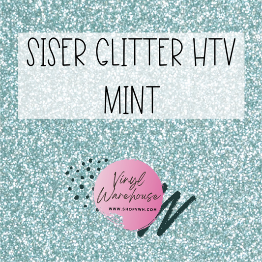 Siser EasyWeed Glitter HTV - Mint