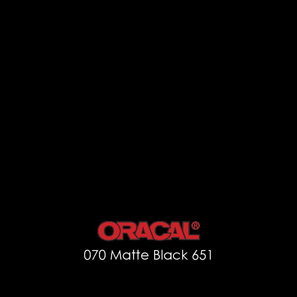 Oracal 651 - 070 Black (Matte)