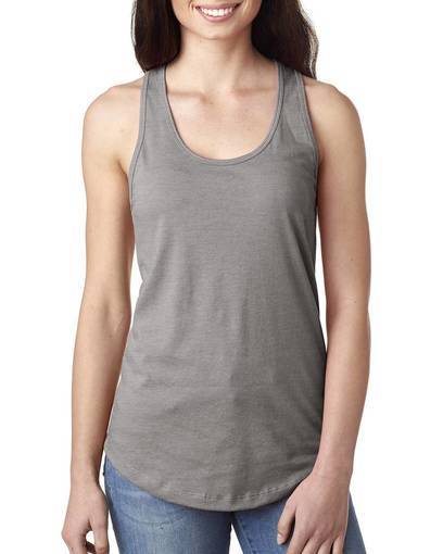 Next Level Women's Ideal Racerback Tank - Heather Gray