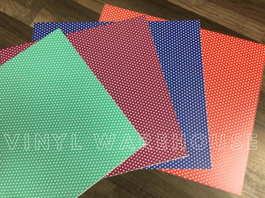 Small Polka Dots - Printed Adhesive