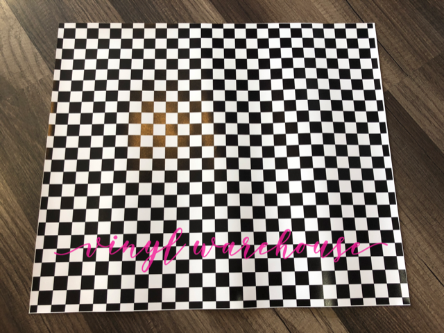 Checkered Flag - Printed HTV