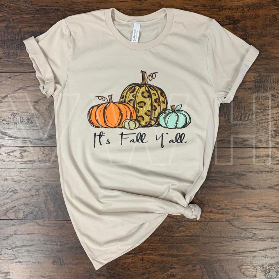 It's Fall Y'all - Screen Print