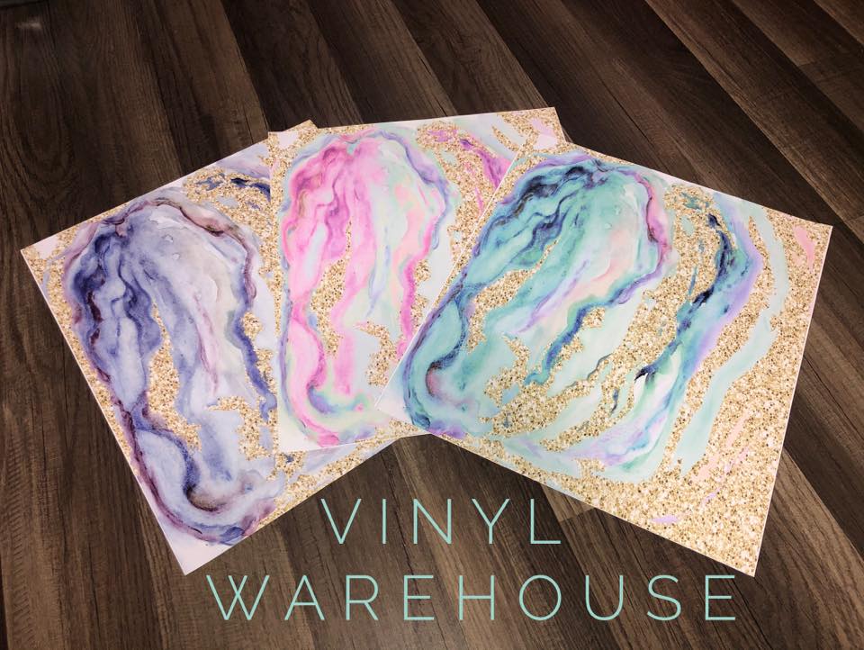 Geode & Glitter - Printed HTV