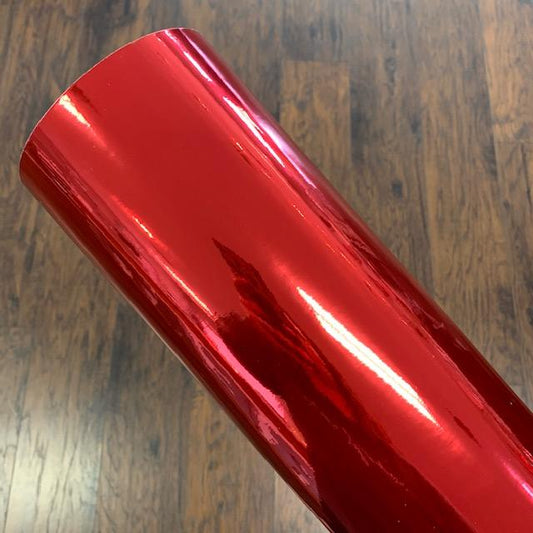Metalized Chrome Adhesive - Red