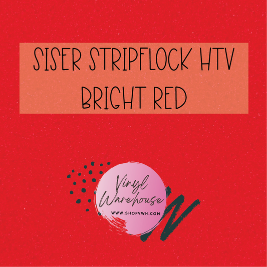 Siser StripFlock HTV - Bright Red