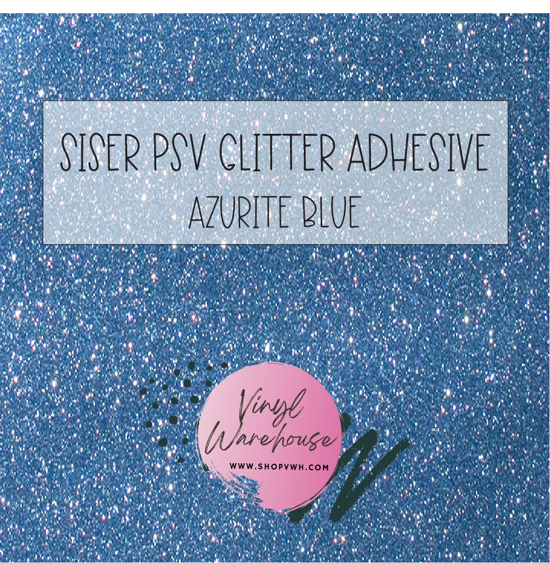 Siser PSV Adhesive Glitter - Azurite Blue