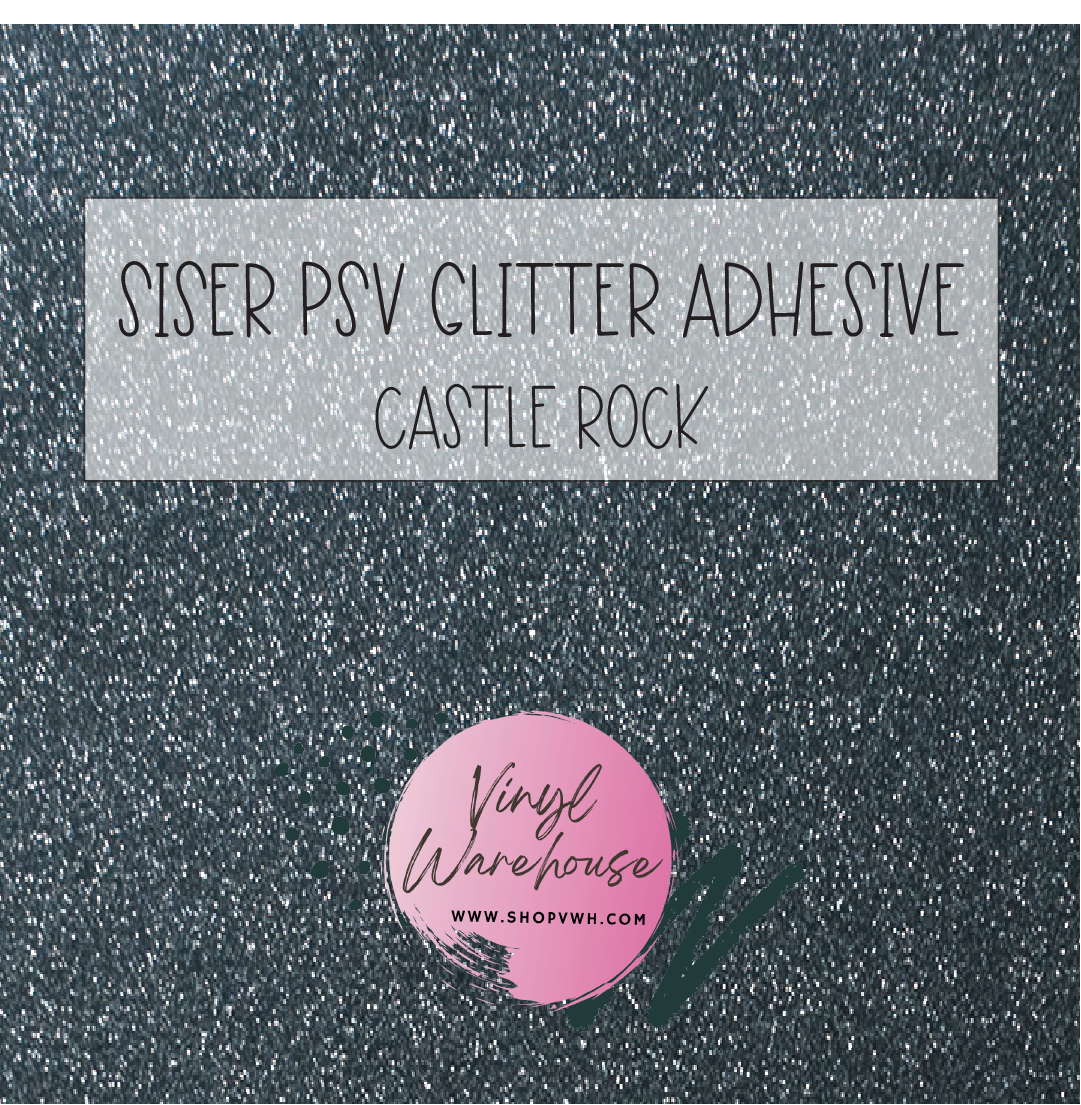 Siser PSV Adhesive Glitter - Castle Rock