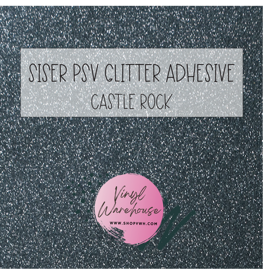 Siser PSV Adhesive Glitter - Castle Rock
