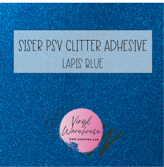 Siser PSV Adhesive Glitter - Lapis Blue