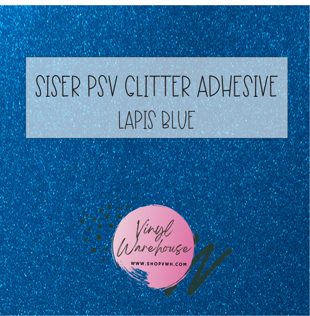 Siser PSV Adhesive Glitter - Lapis Blue