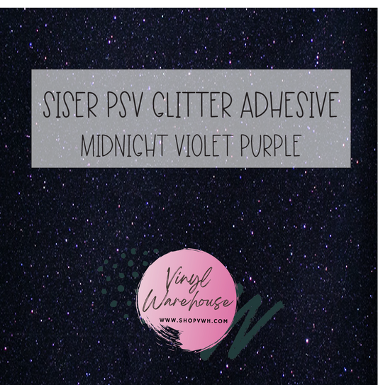 Siser PSV Adhesive Glitter - Midnight Violet Purple