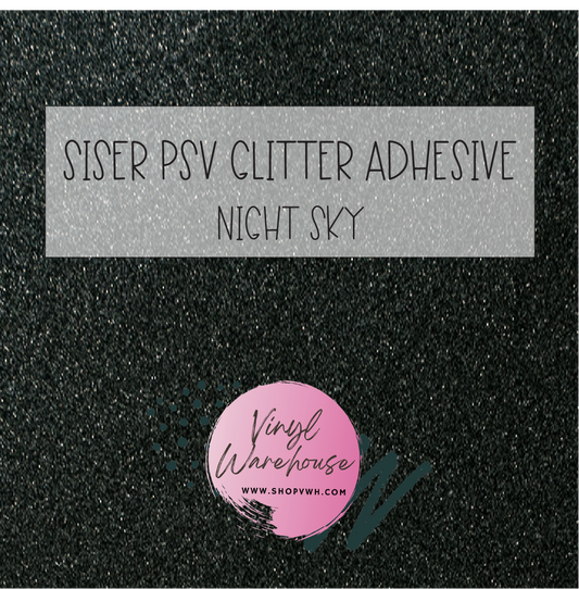Siser PSV Adhesive Glitter - Night Sky