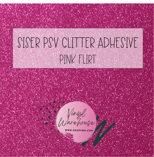 Siser PSV Adhesive Glitter - Pink Flirt