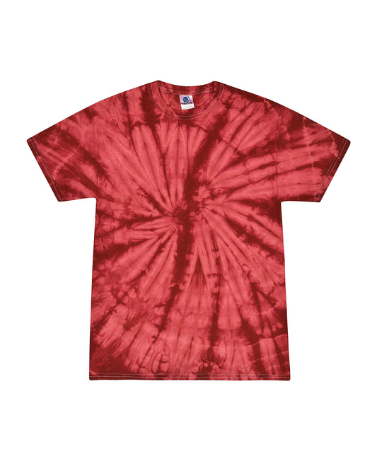 Tie Dye Shirt - Spider Crimson