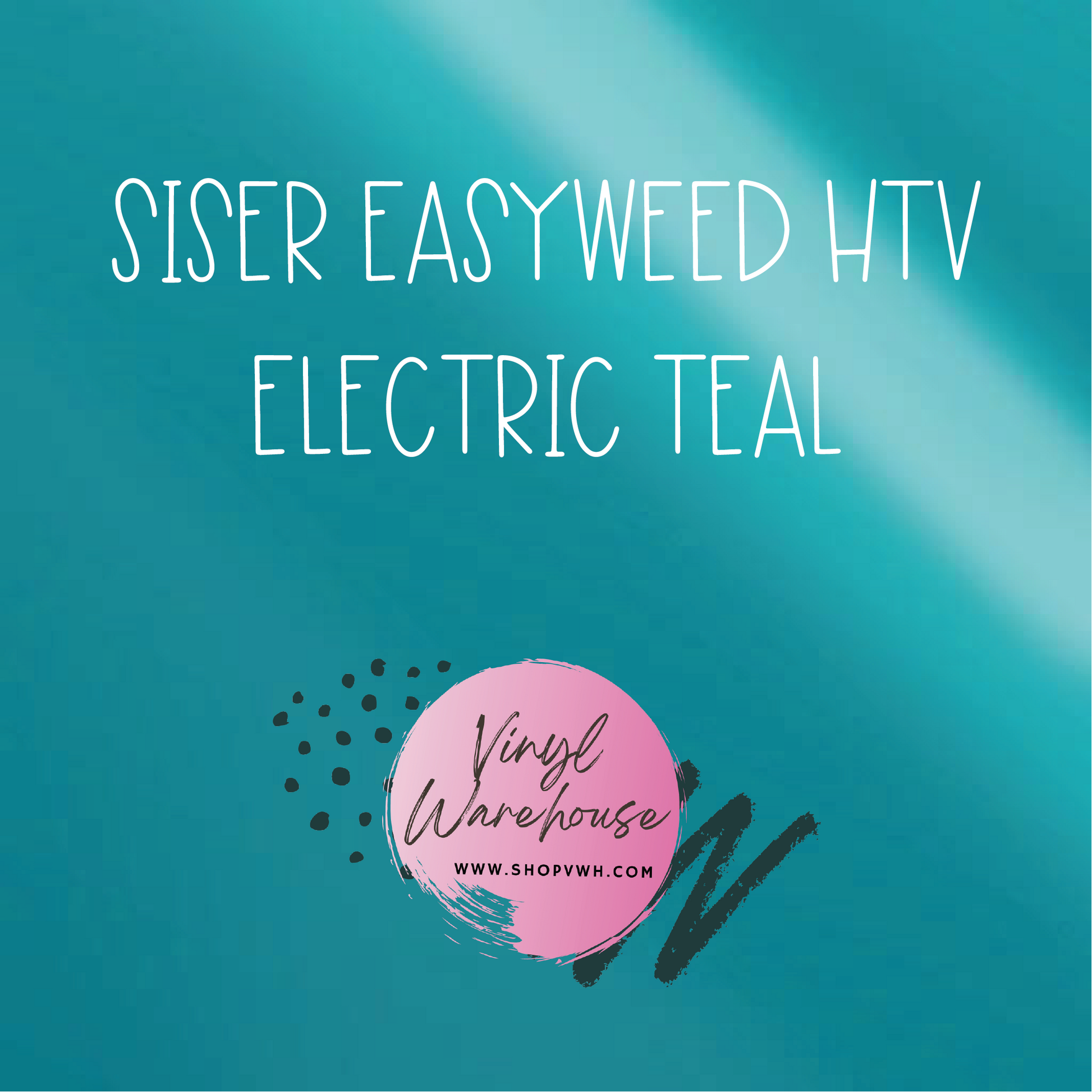 Teal EasyWeed Electric Heat Transfer Vinyl (HTV)