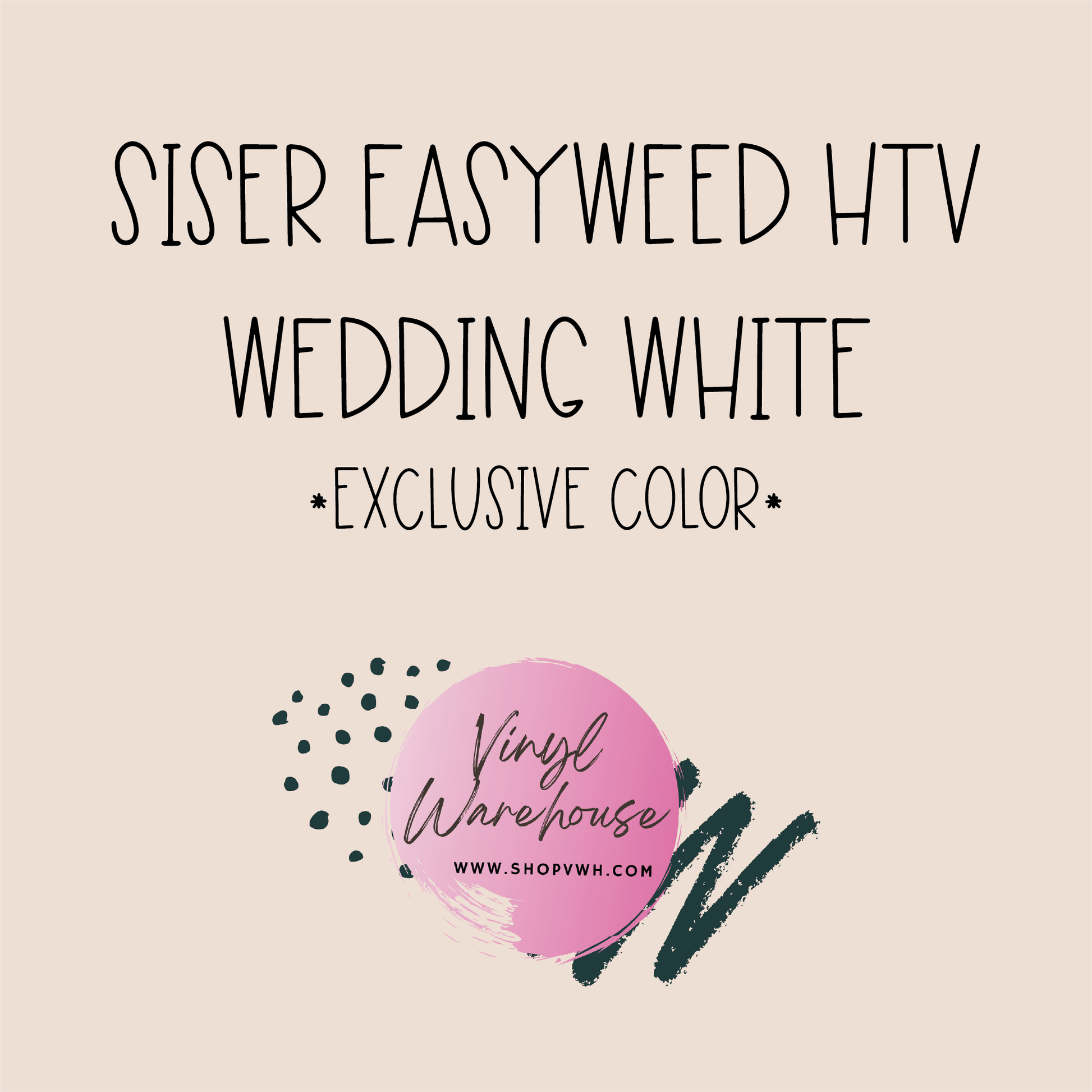 Wedding White Siser EasyWeed® HTV